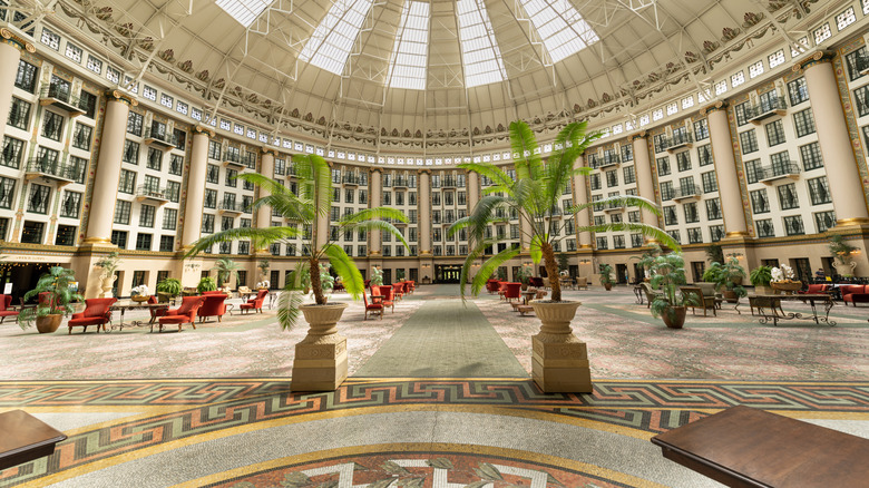 The atrium at the West Baden Springs Hotel in French Lick, Indiana