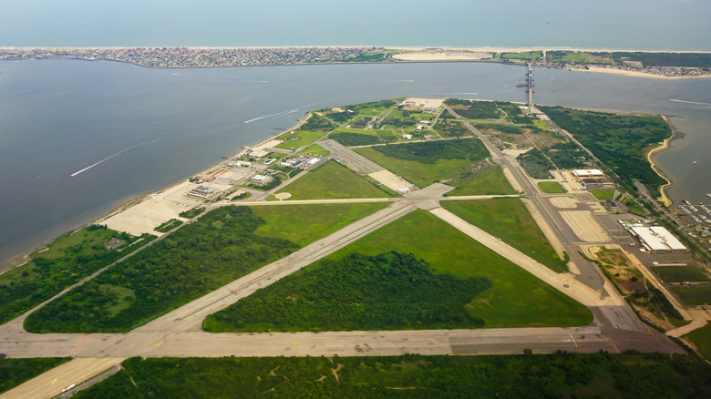 Aerial view of Floyd Bennett Field New York
