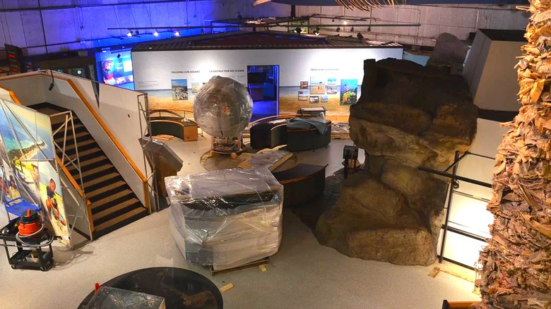 An abandoned room at the Ontario Science Centre in Toronto, Canada