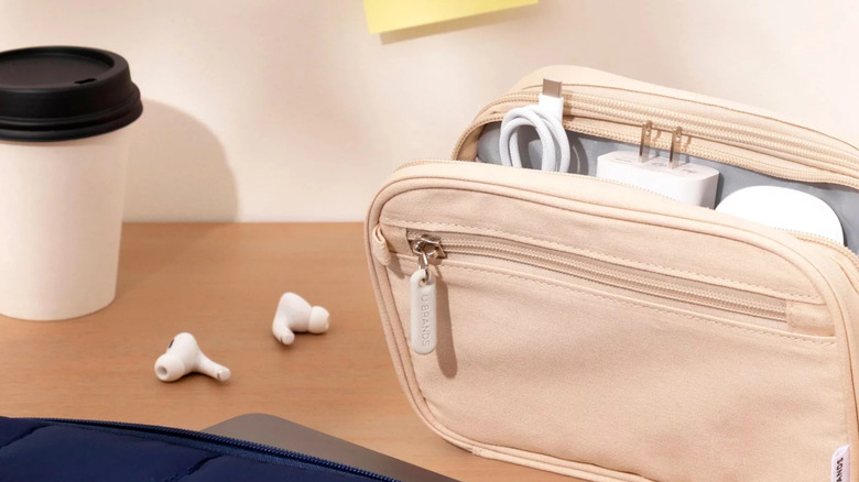 Laptop case and pouch for cables