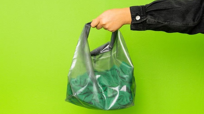 Rensare waterproof bag with a wet towel