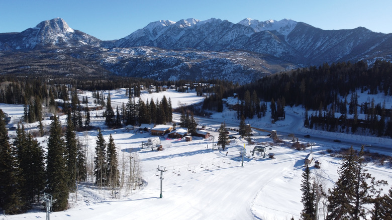 Ski lift at Colorado's Purgatory Resort