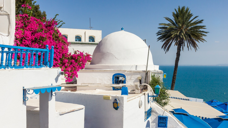 The village of Sidi Bou Said, Carthage, Tunisia