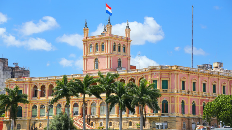 Palacio de los López, the presidential palace in Asunción, Paraguay.