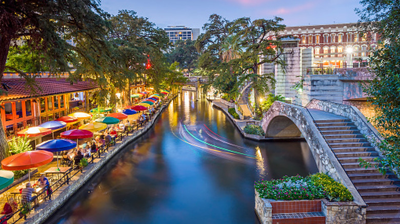 The River Walk in San Antonio, Texas