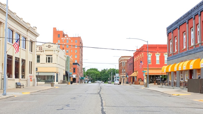 Townscape of Abilene, KS