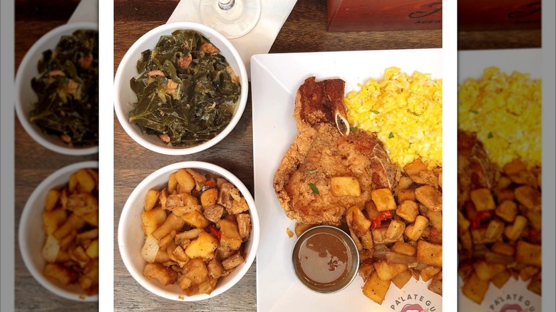 Brunch dishes from Virgil's Gullah Kitchen