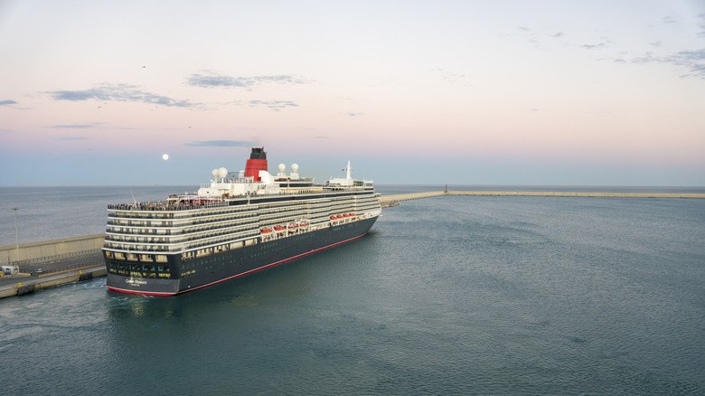 Elizabeth cruise ship docked in Valencia