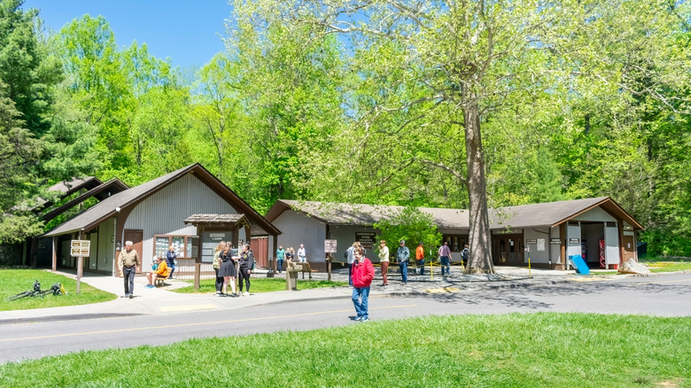The snack bar and restaurant at the Cades Cove Campground, TN