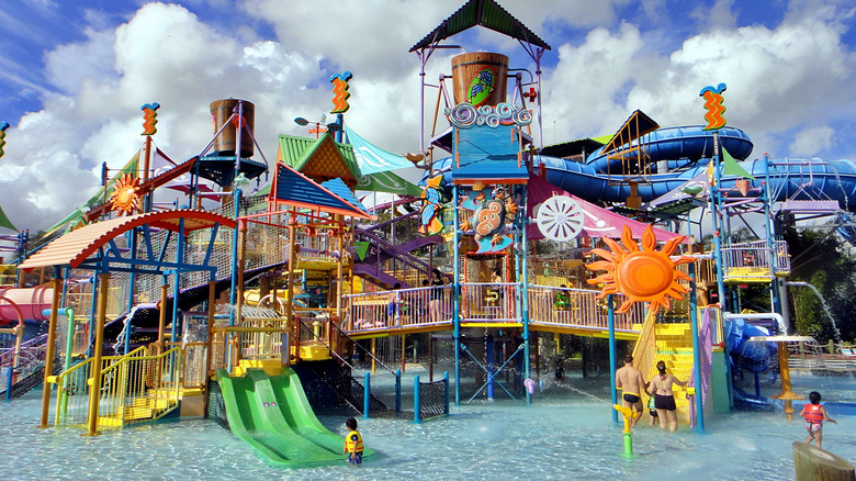 waterpark and slides