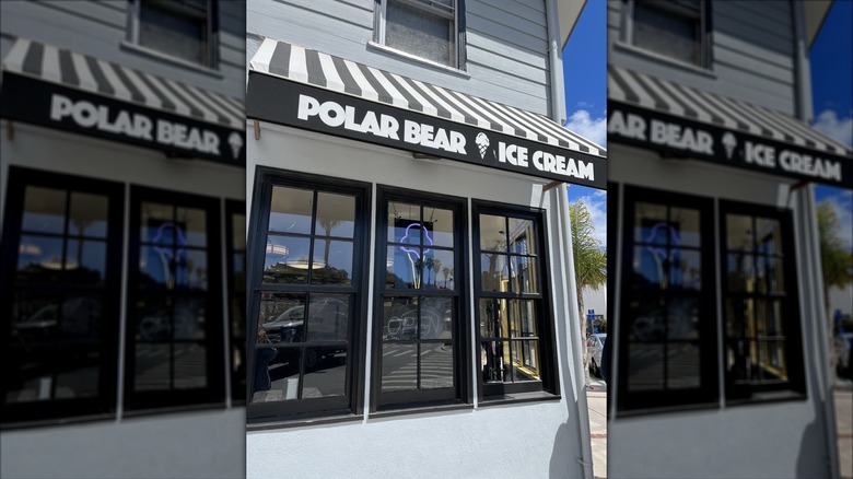 Polar Bear Ice Cream storefront in Capitola