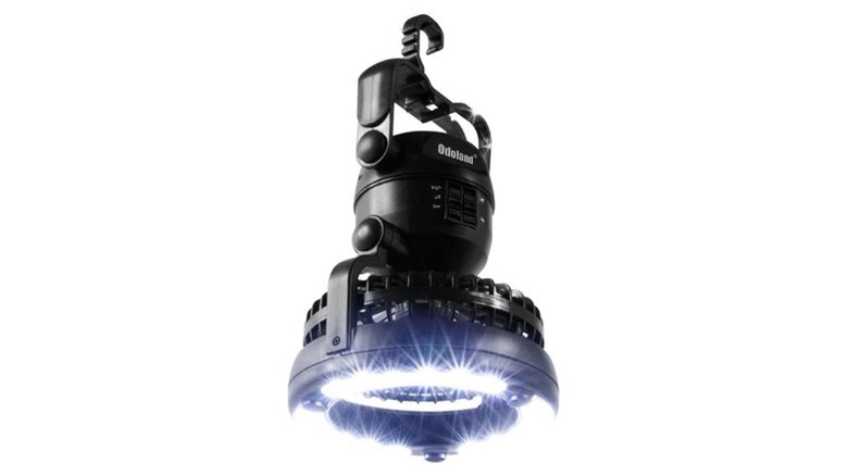 Odoland Camping Lantern with Ceiling Fan