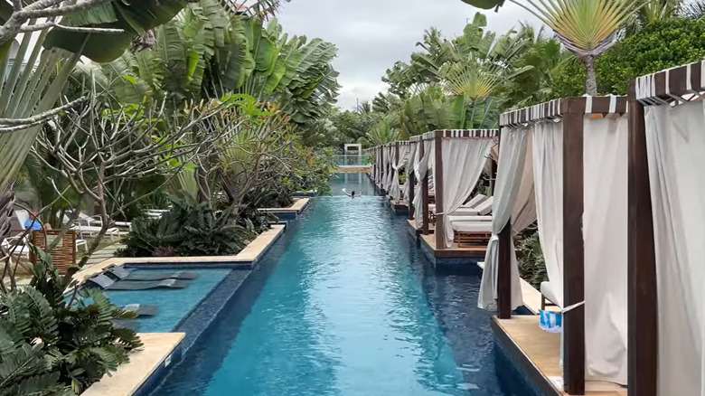 pool and cabanas at Secrets Royal Beach Punta Cana