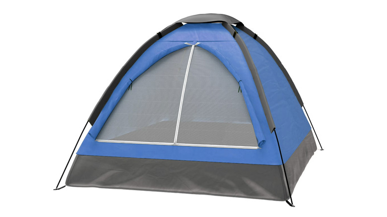 The blue Wakeman Outdoors 2-Person Camping Tent from Walmart