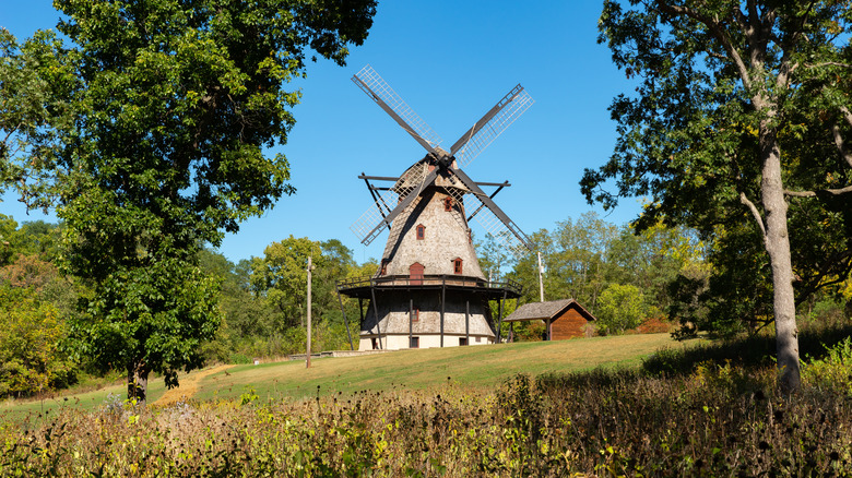 Historic Fabyan Windmill in Geneva, Illinois