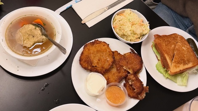 Spread of food from S&P Lunch