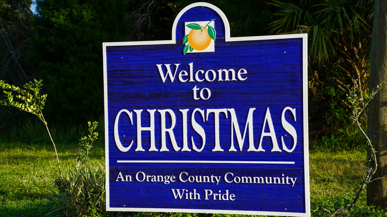 Sign for Christmas, FL