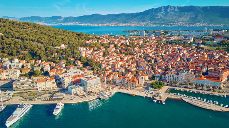 Harbor in Split, Croatia