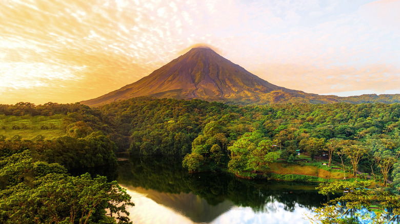 A volcano in Costa Rica