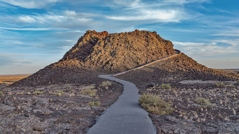 Path at Craters of the Moon National Monument, Idaho