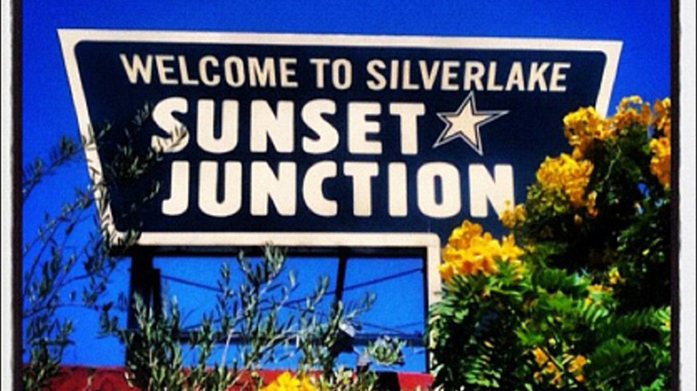 Sunset Junction sign in Silver Lake