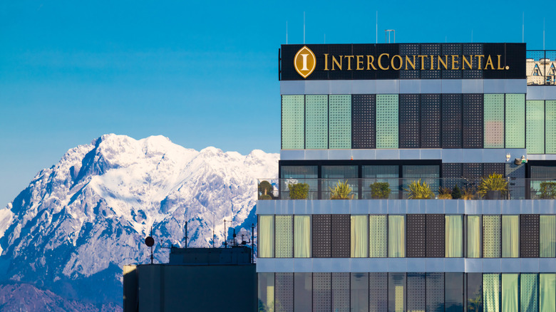intercontinerntal hotel in the alps