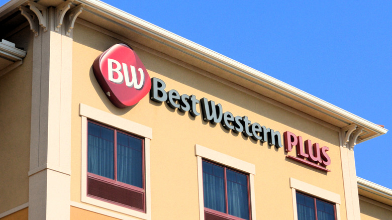 Outside of a Best Western Plus hotel