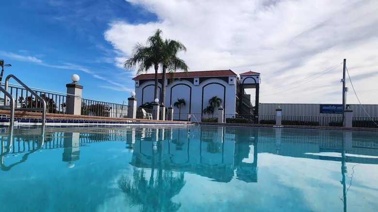 The pool at the Days Inn by Wyndham Fort Myers