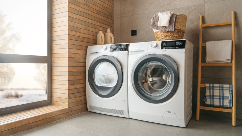 Washer and dryer in a home