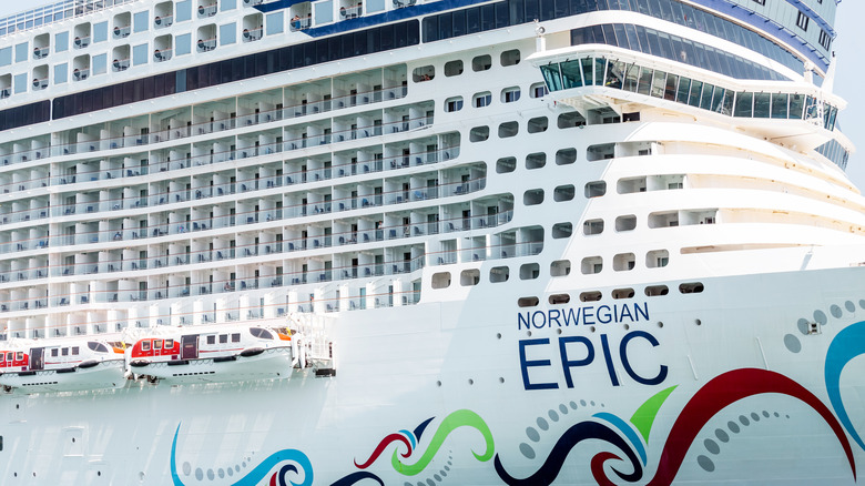 A Norwegian EPIC Cruise Ship