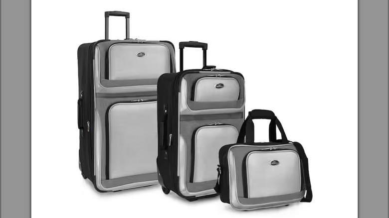 3-Piece U.S. Traveler New Yorker Rolling Luggage Set from Home Depot