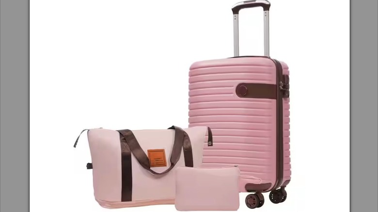 Merax ABS Hardshell 3-Piece Spinner Set from Home Depot