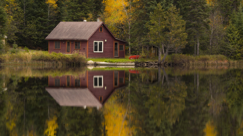 A lakeside cabin in Minnesota