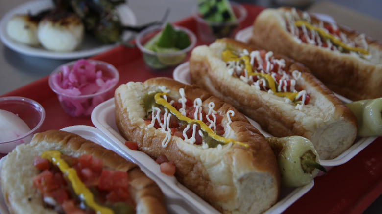 Sonoran hot dogs, an Arizona specialty served in Phoenix