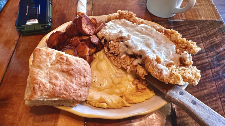 Plate of food at Honey's Sit 'n Eat