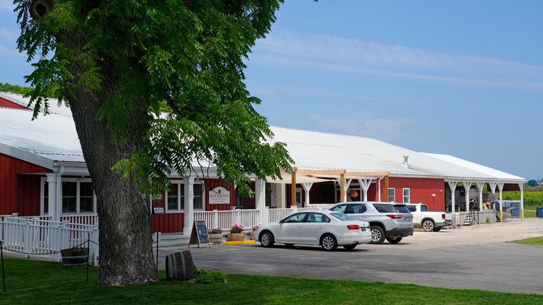 The exterior of Black Star Farms in Michigan