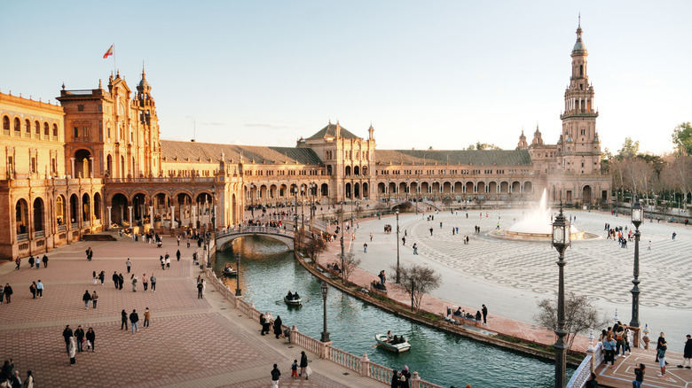 Beautiful plaza in Seville