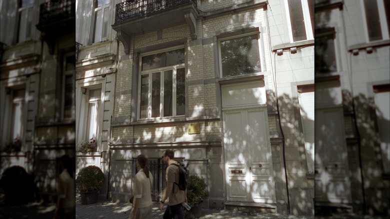 The house on Ixelles, Brussels where Audrey Hepburn was born