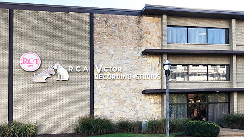 The exterior of RCA Studio B in Nashville