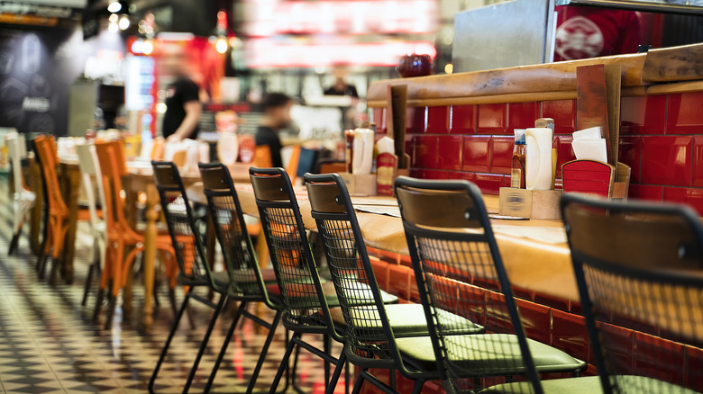 Chairs and counter tables