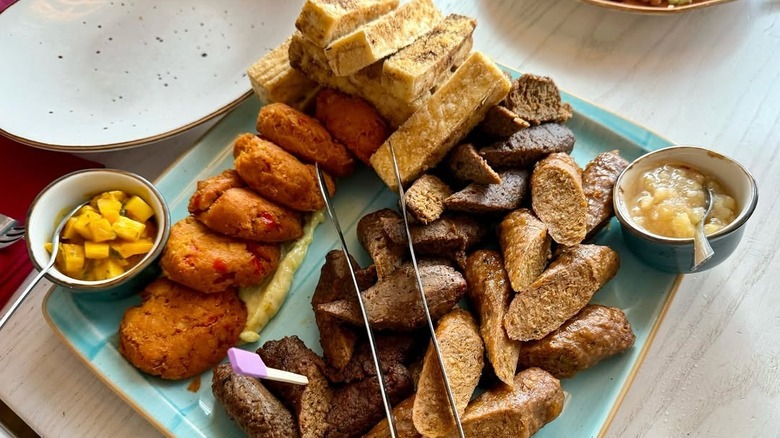 A dish selection at Sebastian's Bistro