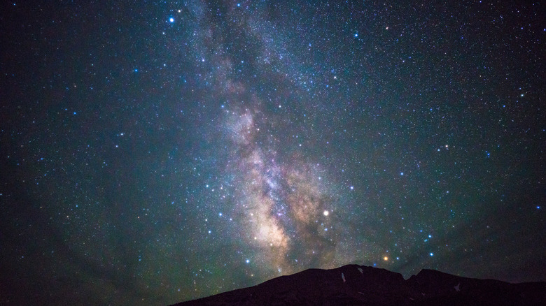 milky way over great basin
