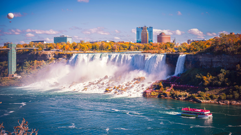 Niagara Falls on a sunny day