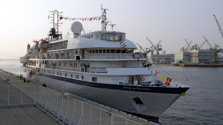 Spirit of Oceanus at the Kobe Harbor in Kobe, Hyogo, Japan