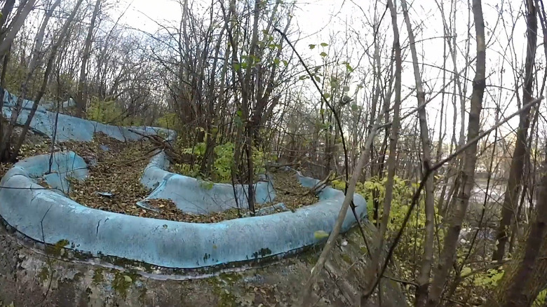 Abandoned water slides in Chicago, Illinois
