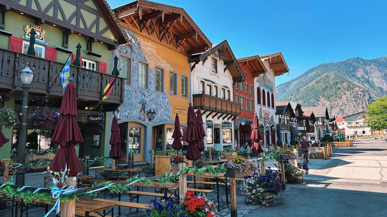 The alpine-style heart of Leavenworth, Washington