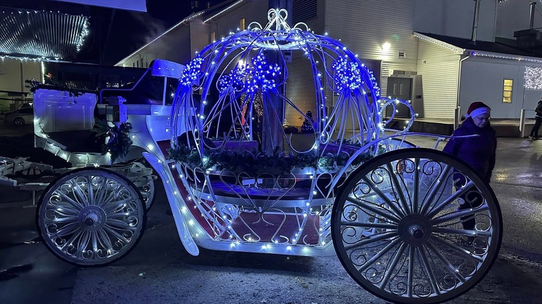 Buggy ride in Shipshewana, Indiana for Christmas