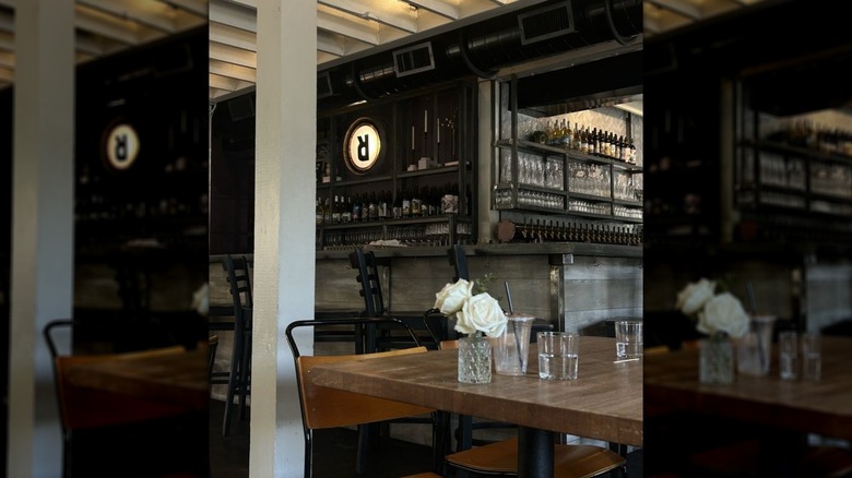 Seating at Revolution Winery & Kitchen in Sacramento