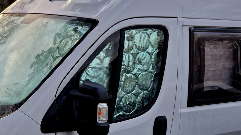 window shades on an rv