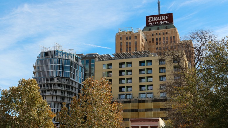 The Drury Plaza Hotel is a centrally located value property in San Antonio